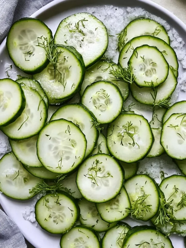 Salt and Vinegar Cucumbers