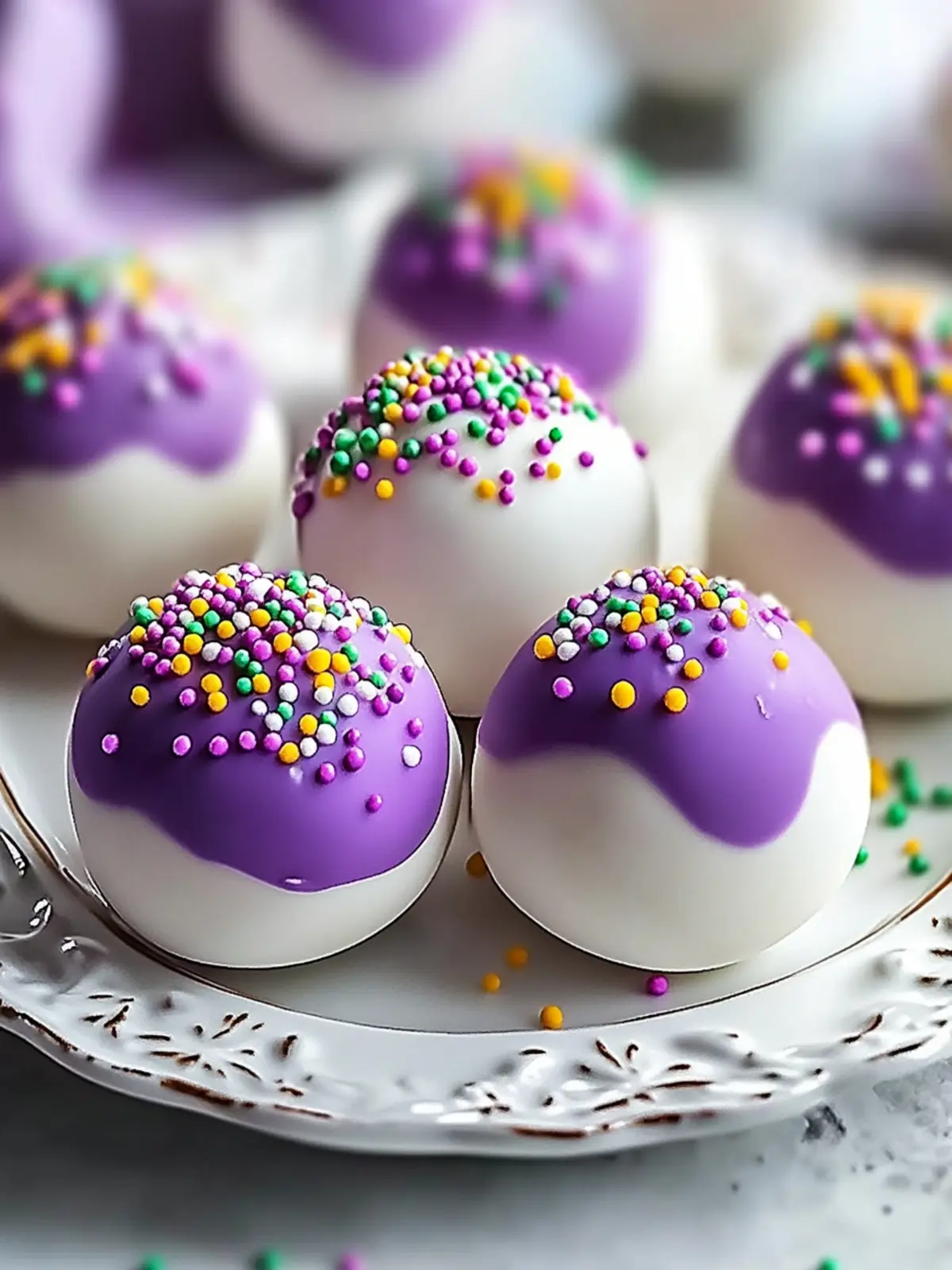 Decadent King Cake Oreo Balls: Your No-Bake Mardi Gras Delight