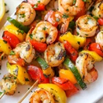 Lemon Garlic Shrimp Kabobs