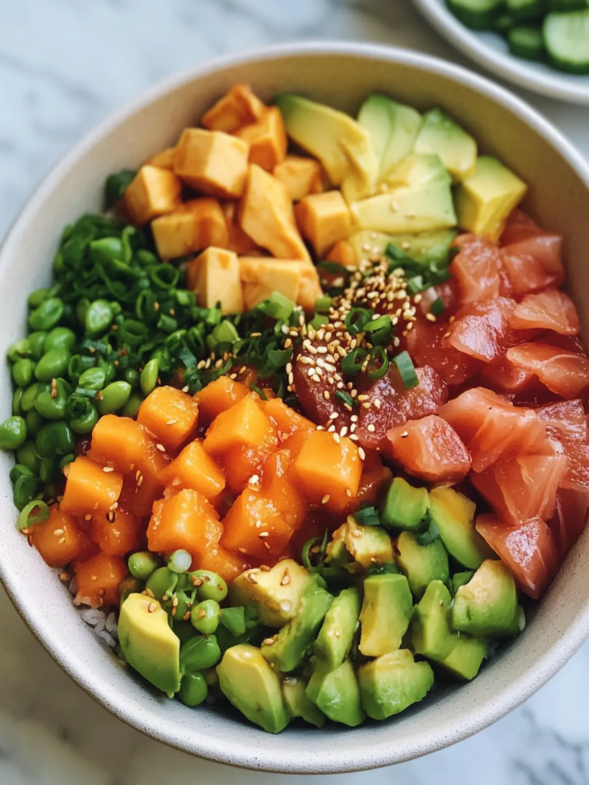 Protein packed poke Bowl