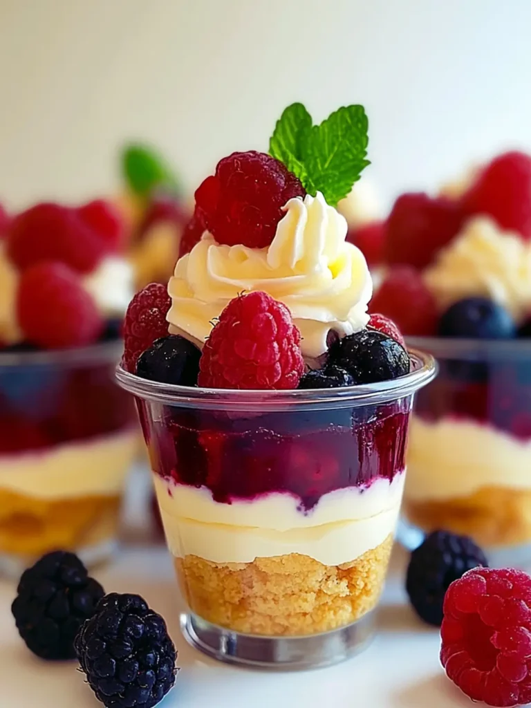 Amazing Berry Trifle Cups for a Delicious Celebration