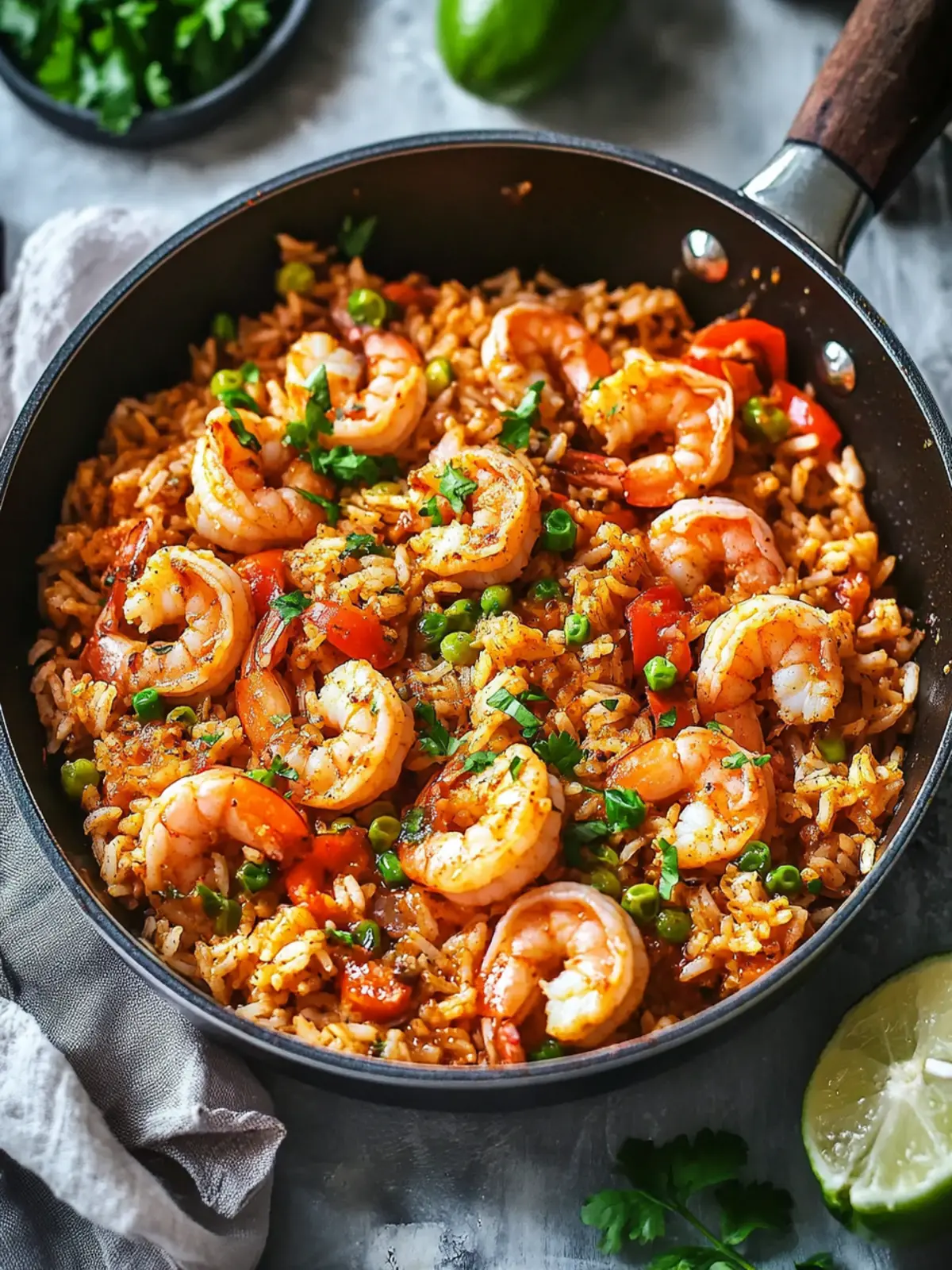 Cajun Shrimp and Rice Skillet