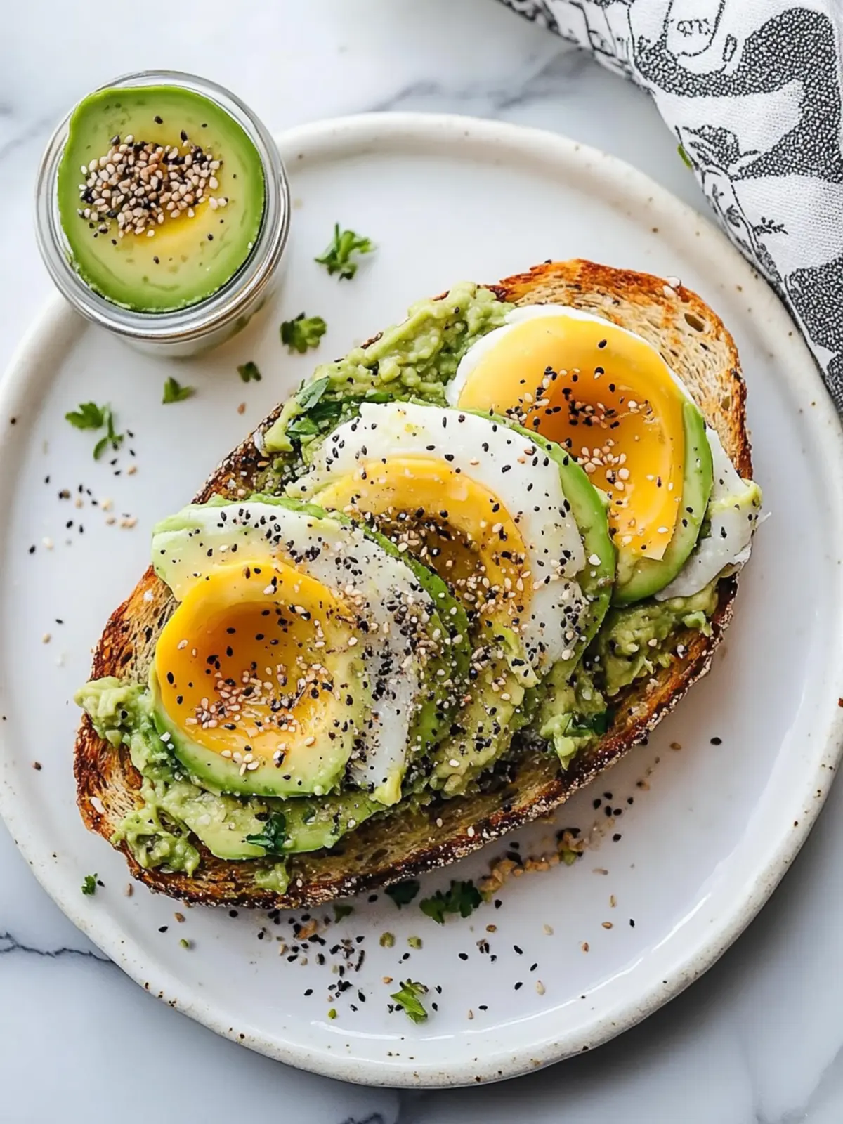 Everything but the Bagel Avocado Toast