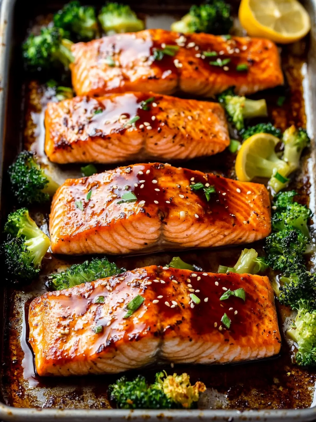 Easy Sheet Pan Teriyaki Salmon