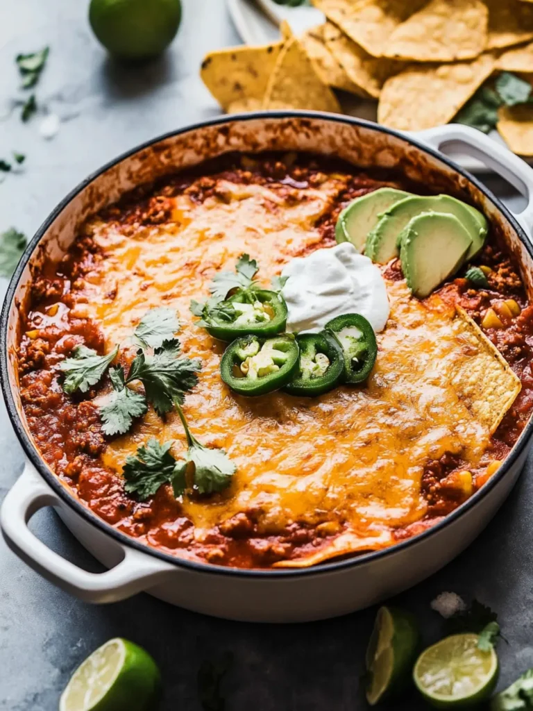 Beef Enchilada Dip