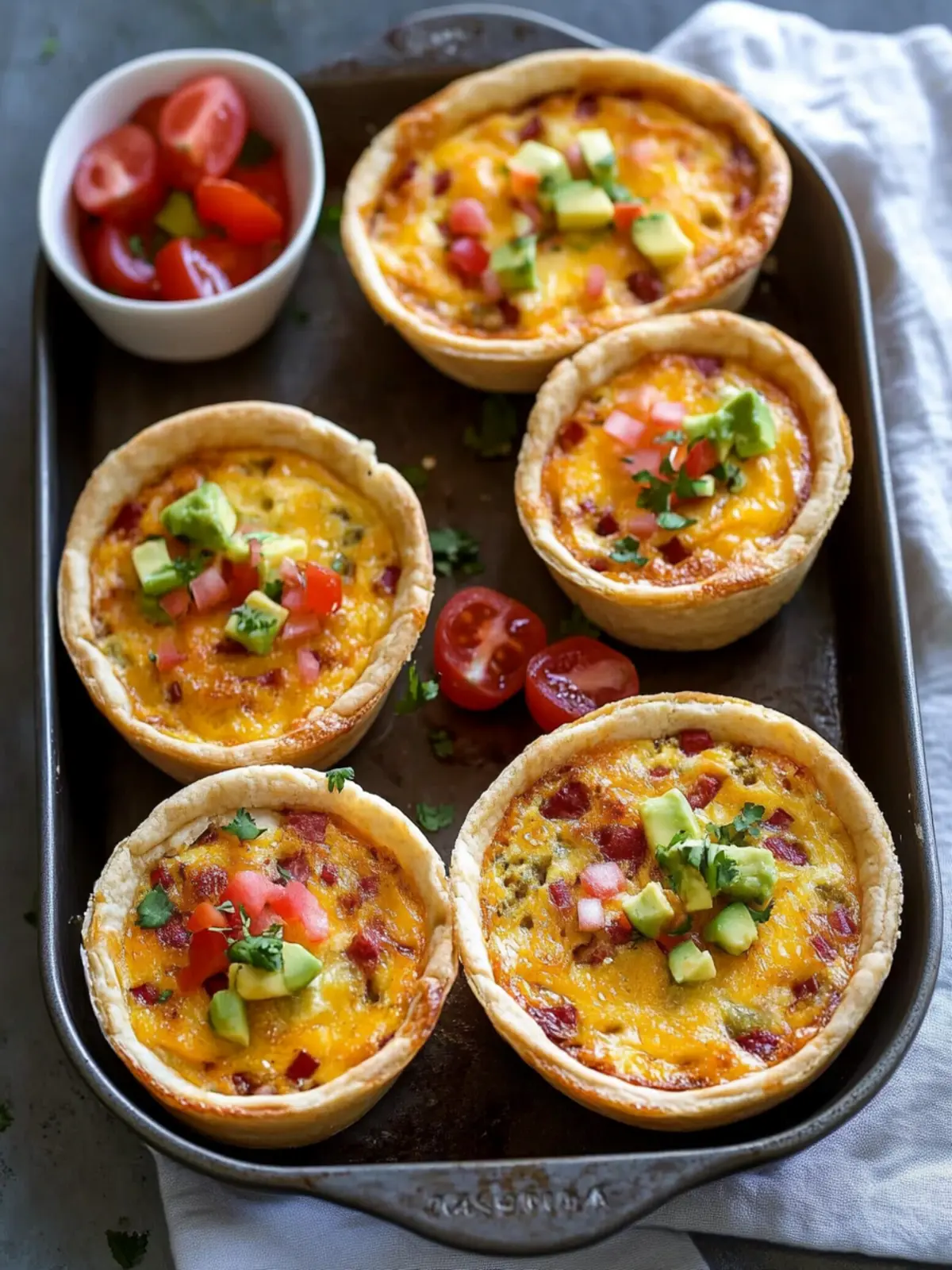 Mexican Taco Boat Quiches