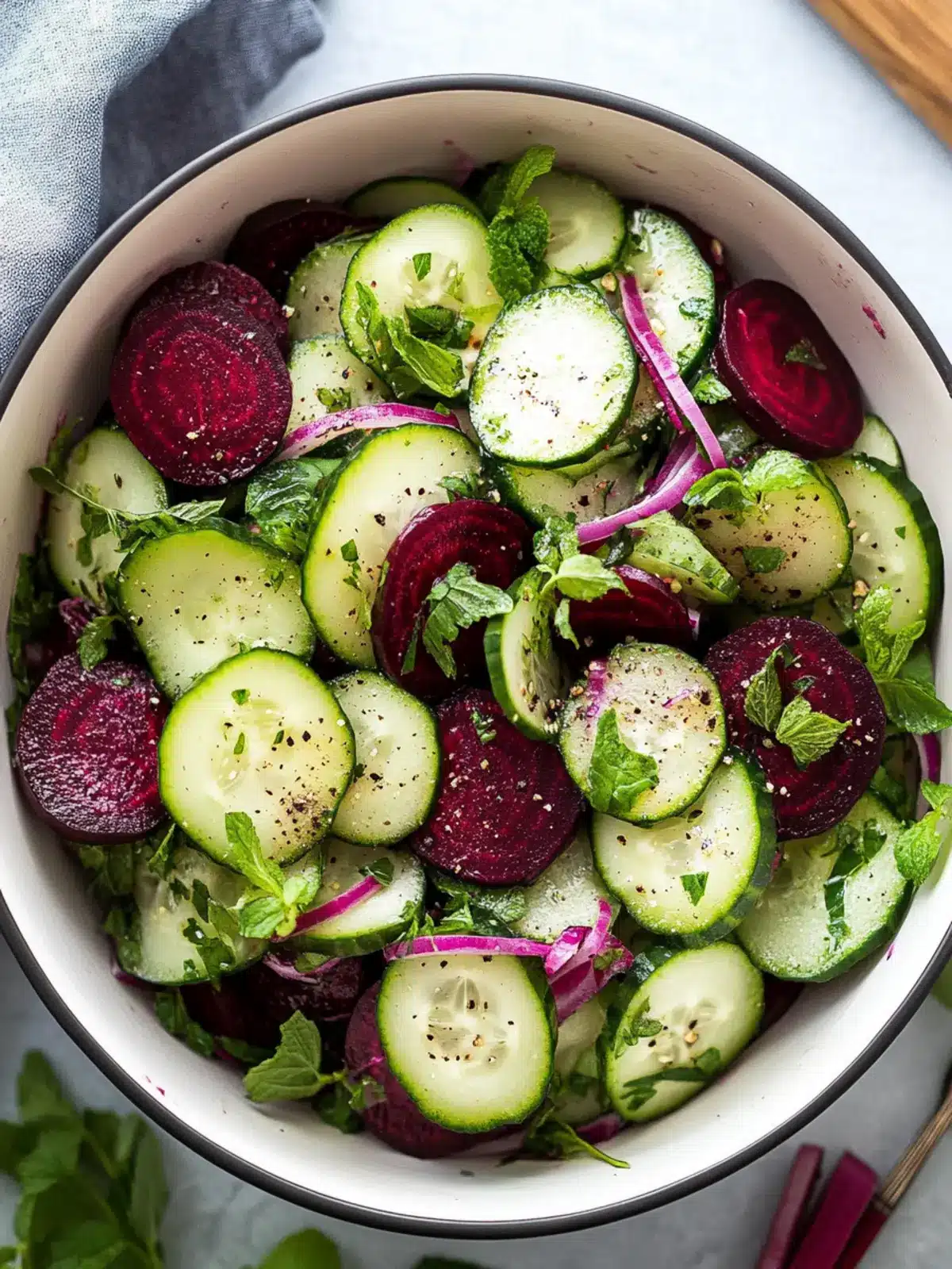 Cucumber Beet Salad
