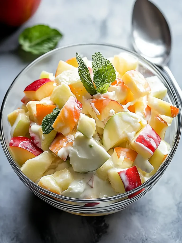 Taffy Apple Salad – Creamy Crunchy Bliss in Every Bite