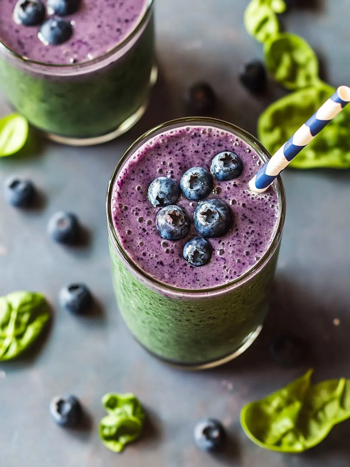 Blueberry Spinach Smoothie