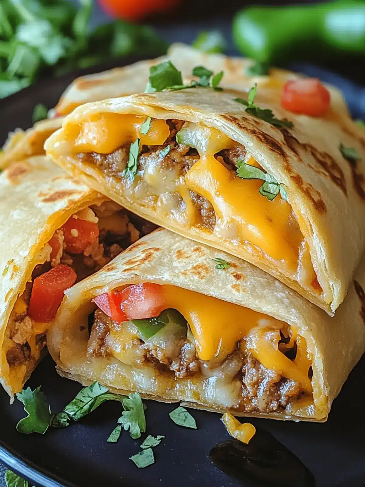 Loaded Cheesy Pocket Tacos Recipe