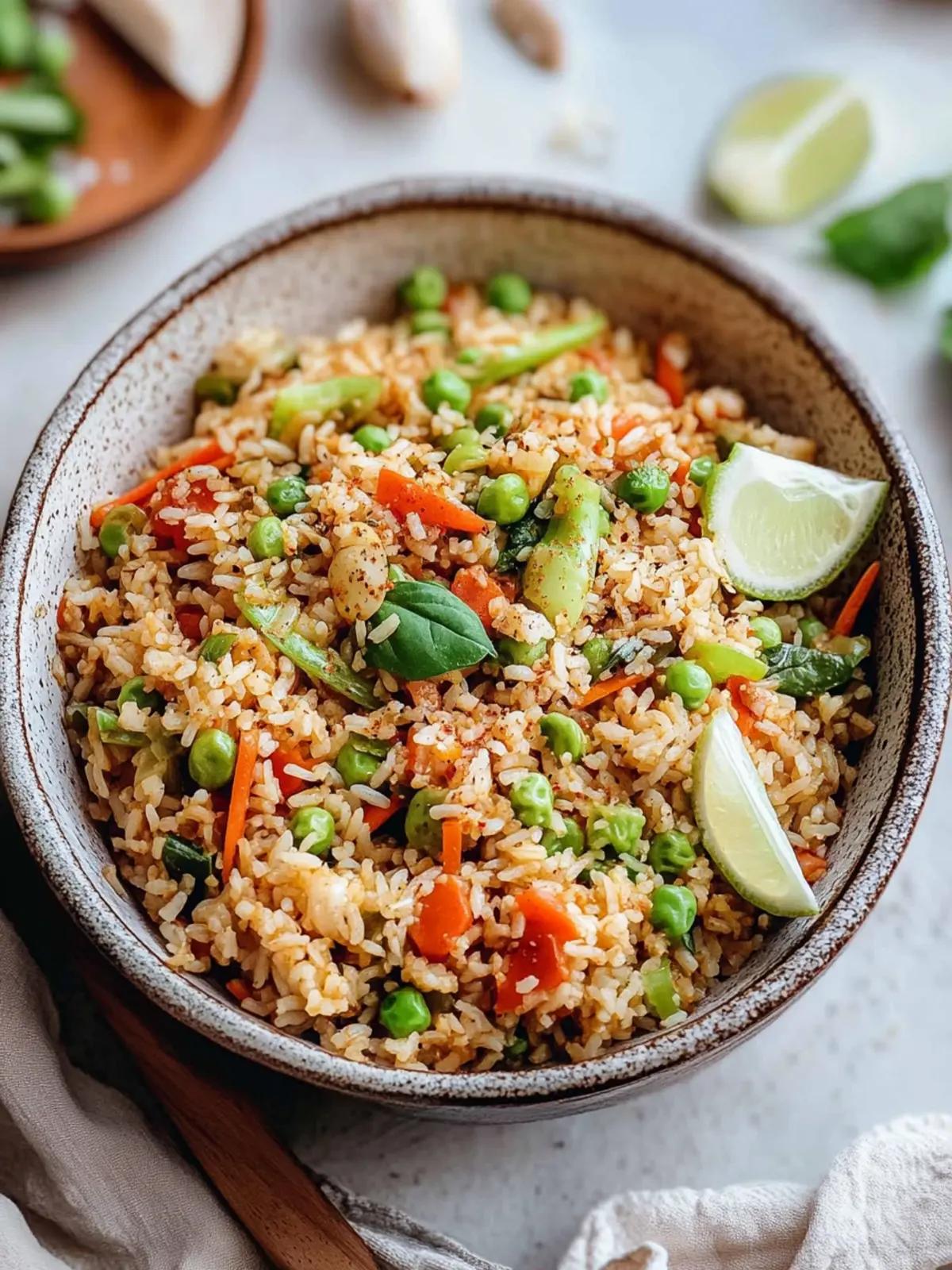 Quick Green Curry Fried Rice
