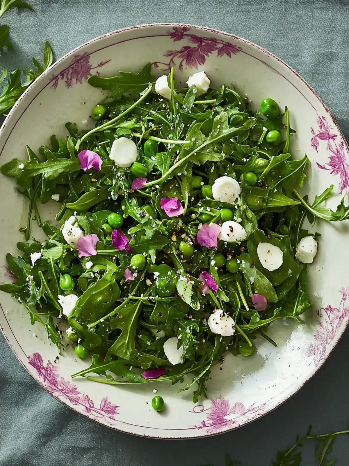 Arugula and Three-Pea Salad