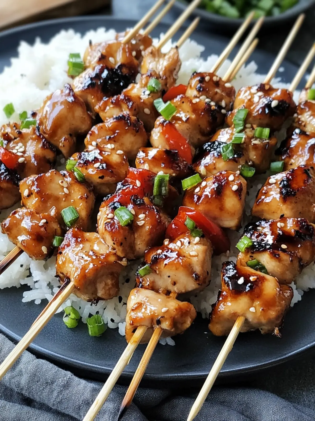 Teriyaki Chicken Skewers