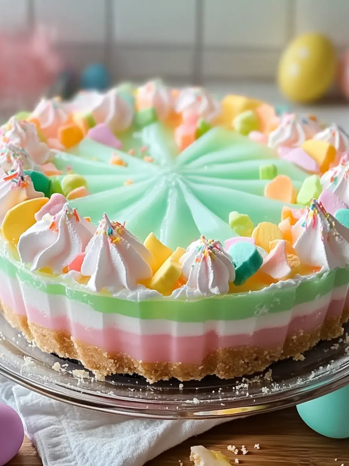 Easter No Bake Jello Pie