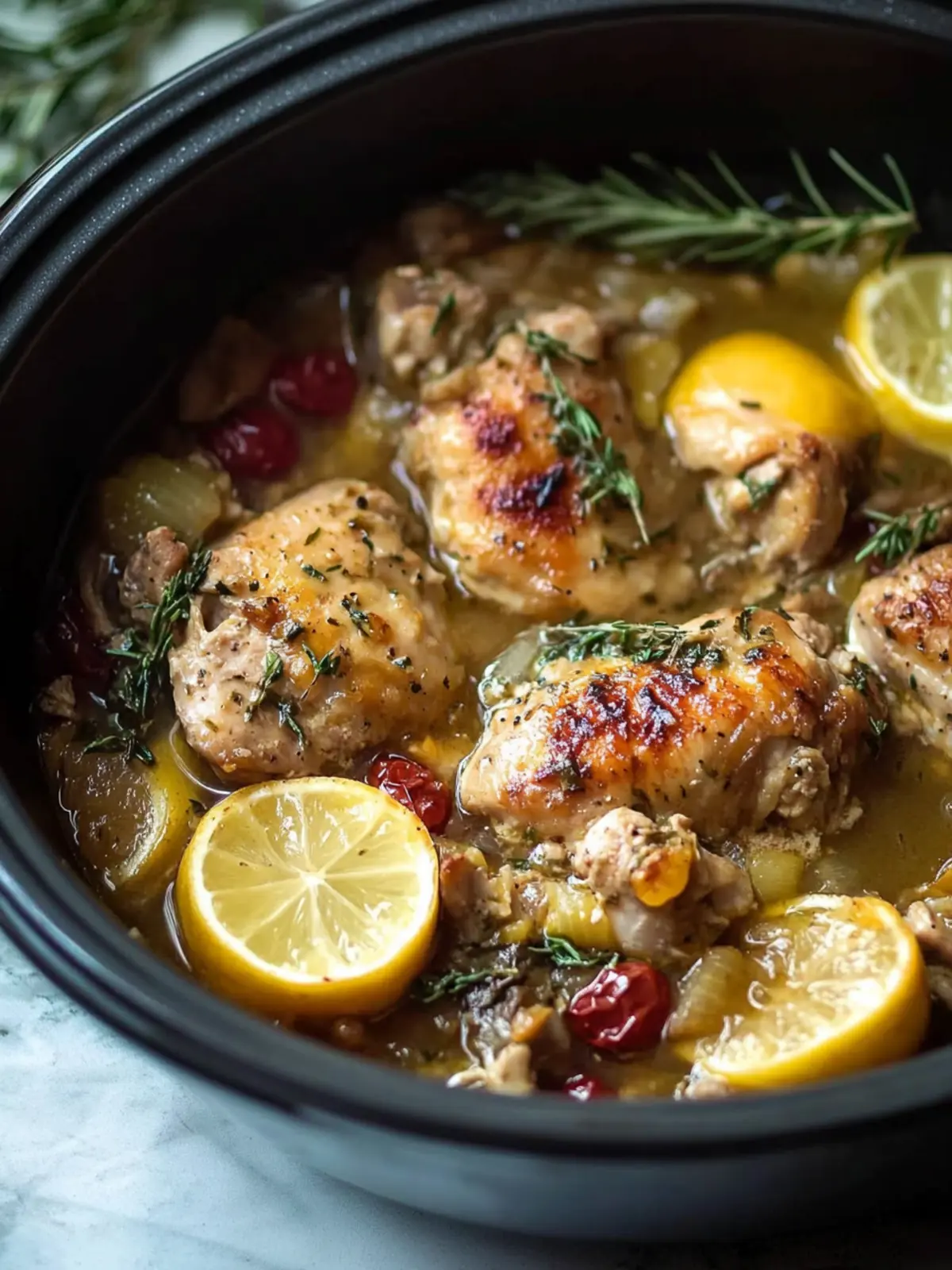 Chicken Scarpariello (Slow Cooker)
