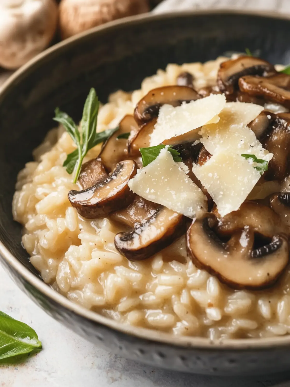 Homemade Italian Mushroom Risotto