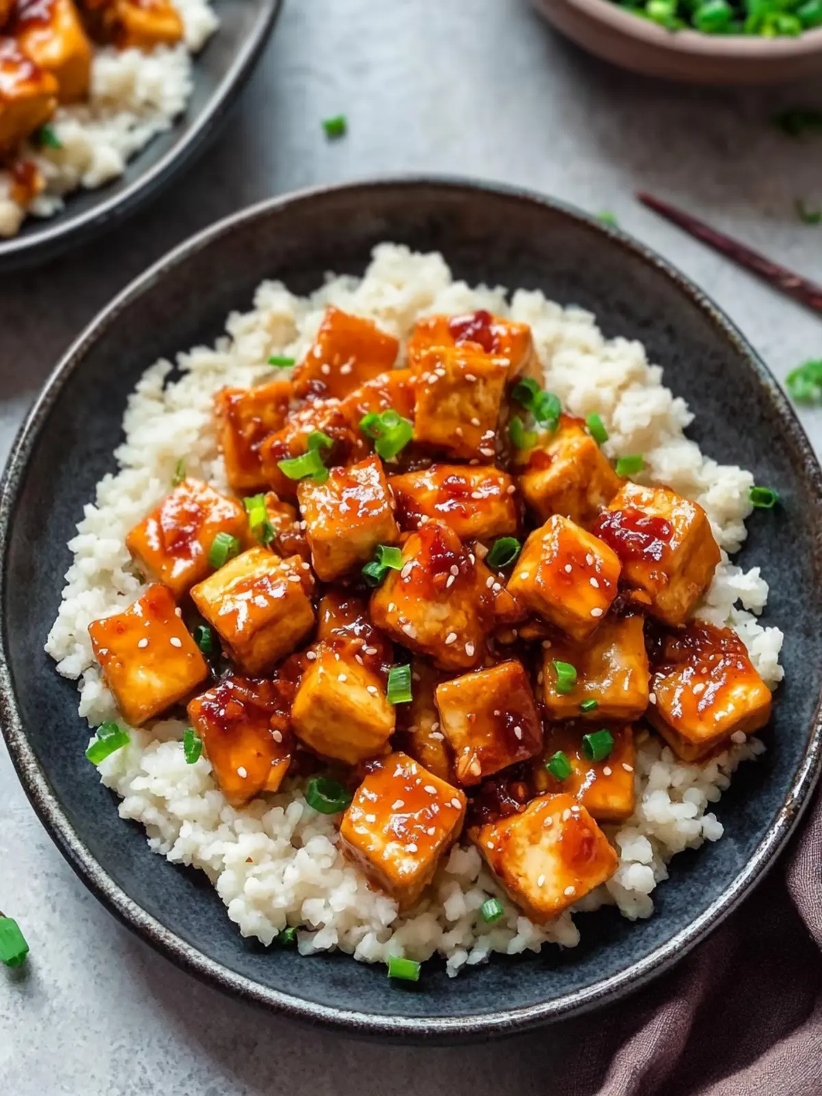 Sweet Chilli Garlic Tofu