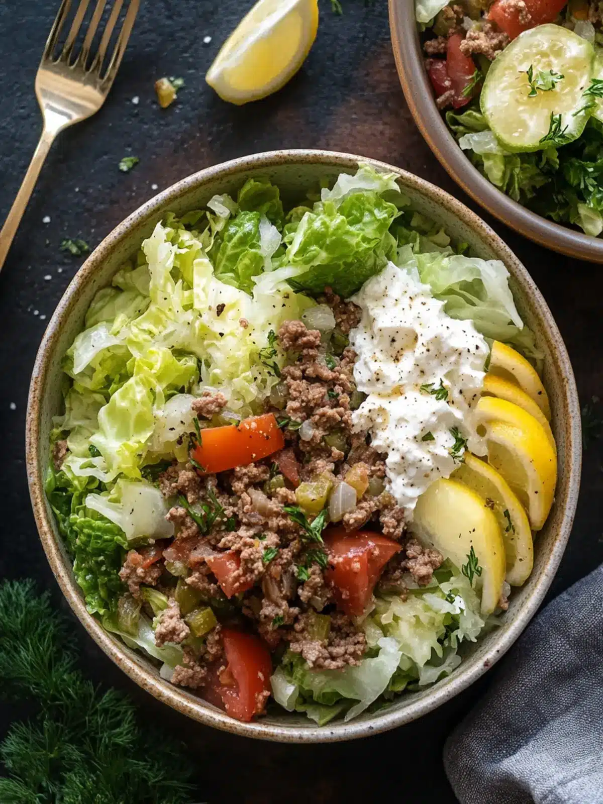 Greek Cabbage Roll Bowls