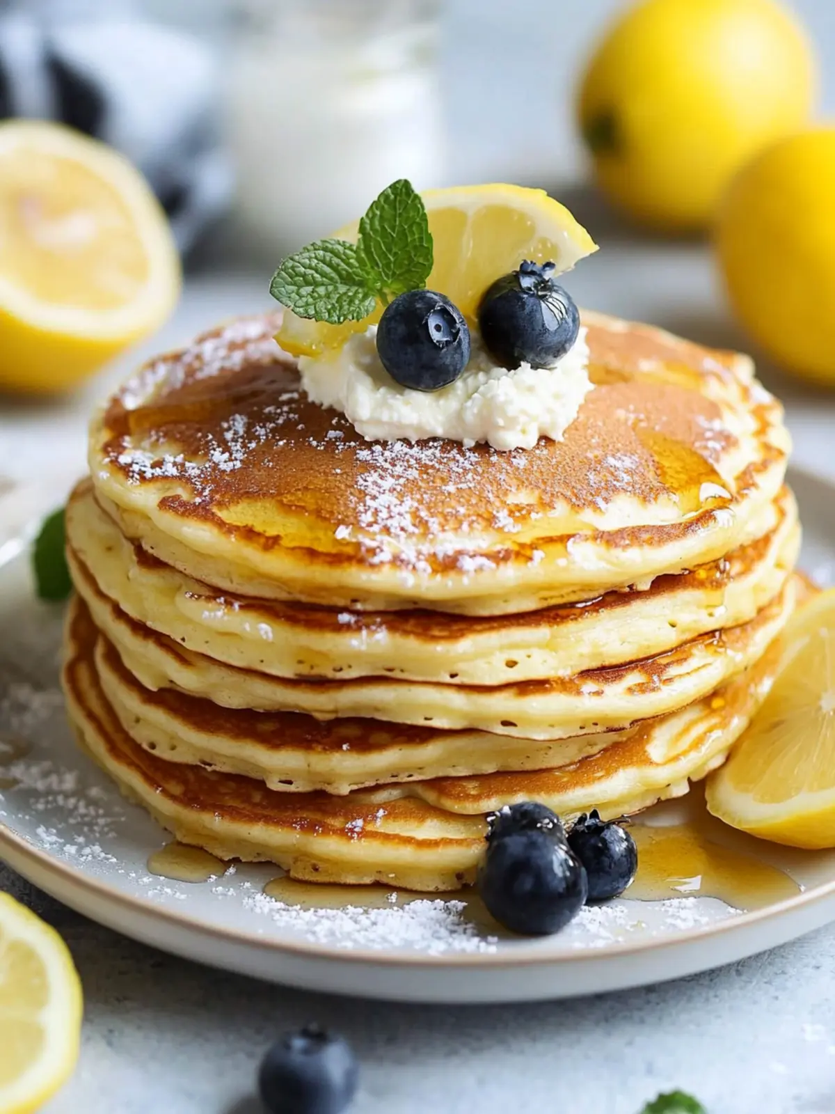 Lemon Ricotta Pancakes That Will Brighten Your Breakfast 4 Lemon Ricotta Pancakes