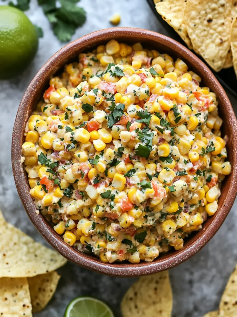 Easy Mexican Street Corn Dip