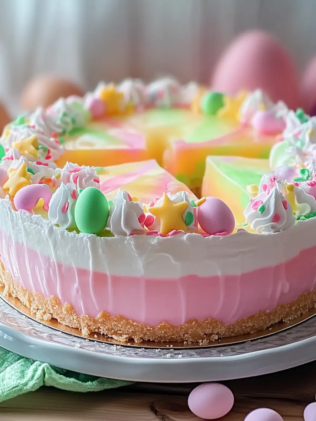 Easter No Bake Jello Pie