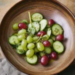 Dilled California Grape and Cucumber Salad