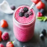 Berry White Bean Smoothie (High-Protein)