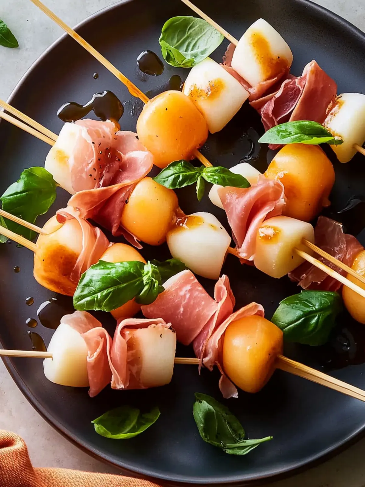 Melon Prosciutto Skewers