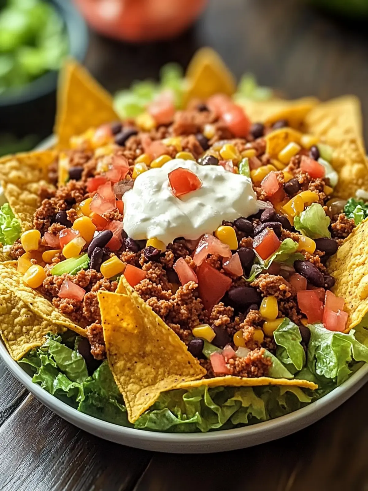 Crunchy Doritos Taco Salad: Quick, Easy, and Delicious!