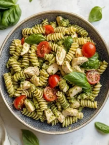 Chicken Pesto Pasta Salad