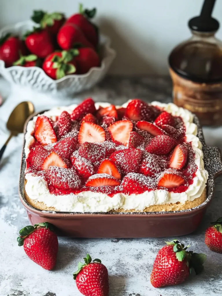 Strawberry Tiramisu