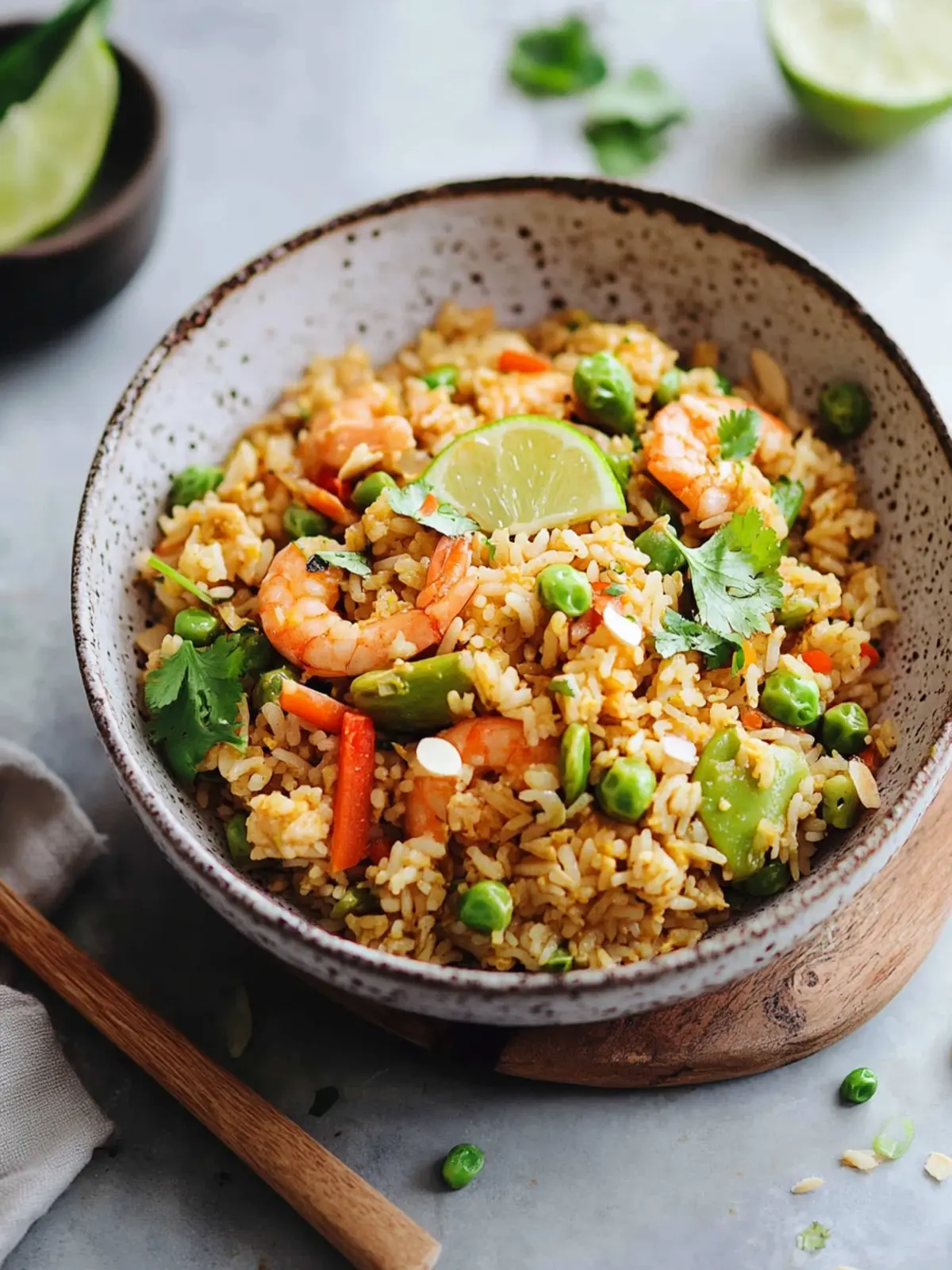 Quick Green Curry Fried Rice