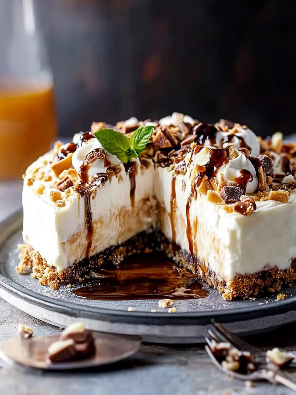 Frozen Samoa Pie: A Sweet No-Bake Dessert Dream Come True 4 Frozen Samoa Pie
