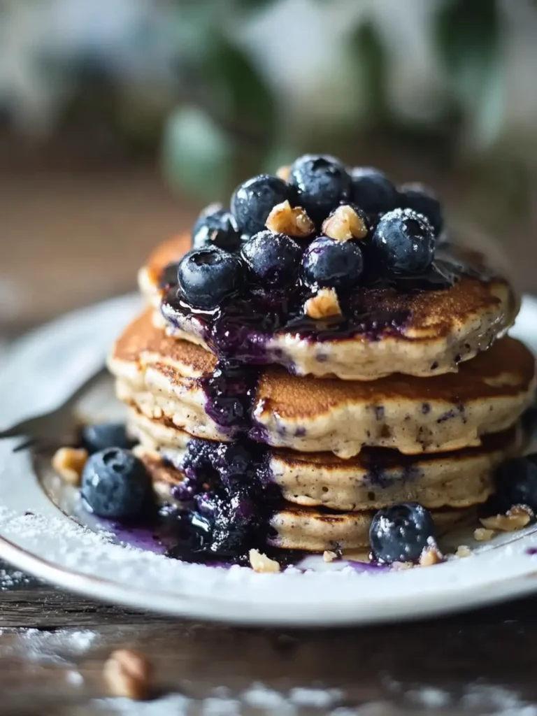 Blueberry-Walnut Pancakes