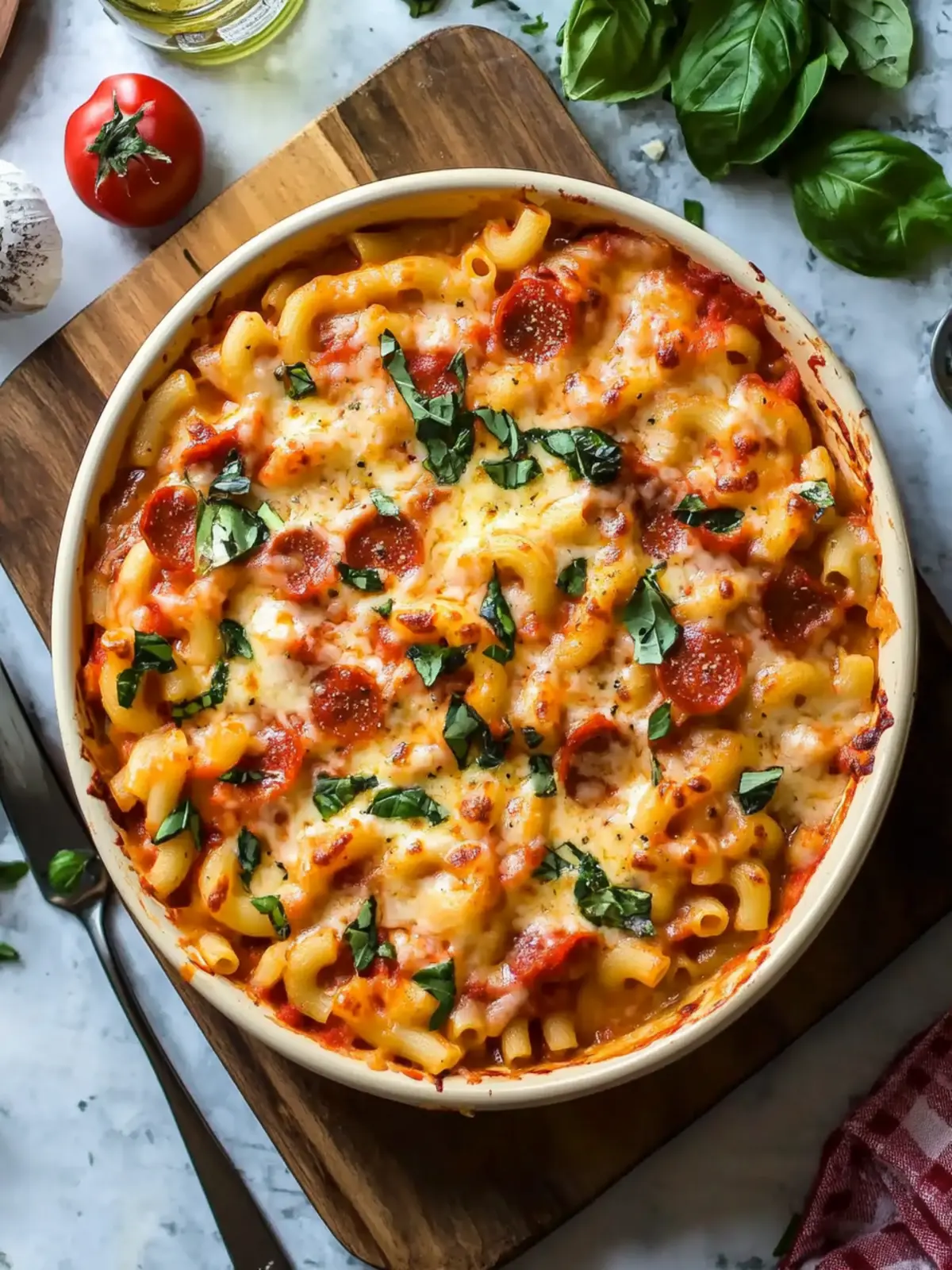 Supreme Pizza Mac and Cheese