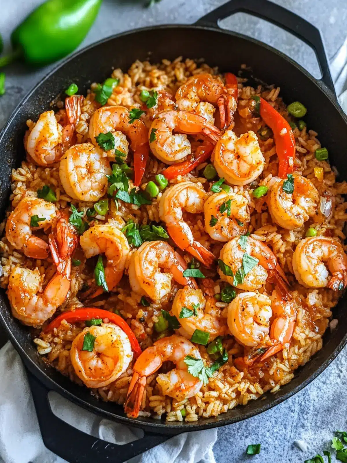 Cajun Shrimp and Rice Skillet