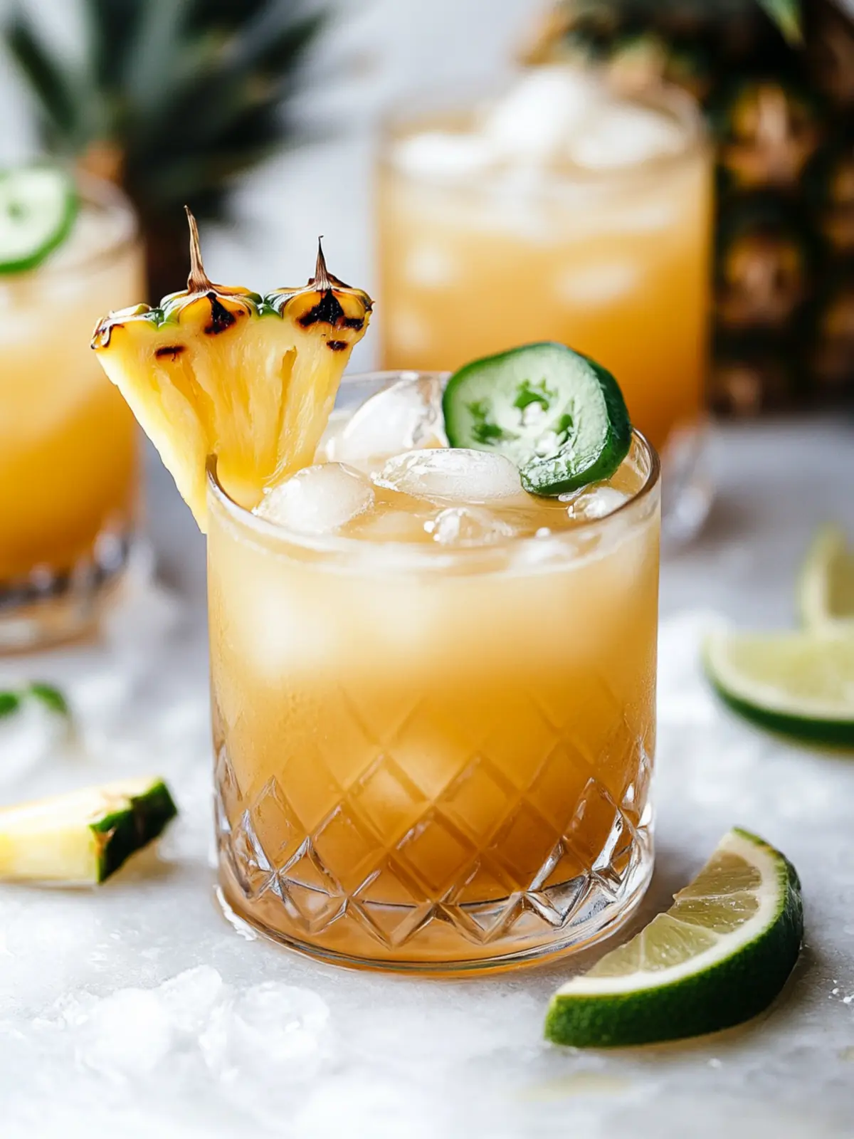 Grilled Pineapple Margarita Recipe (Spicy + Smoky)