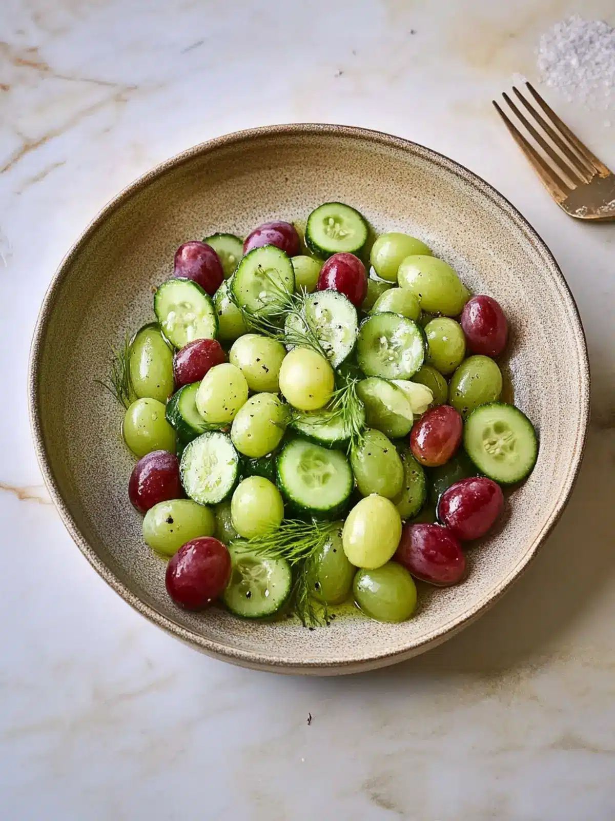 Refreshing Dilled California Grape and Cucumber Salad Bliss 2 Dilled California Grape and Cucumber Salad