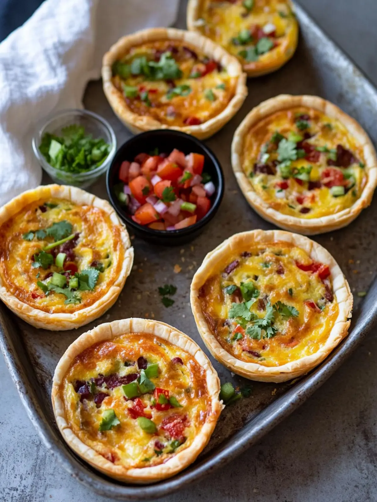 Mexican Taco Boat Quiches