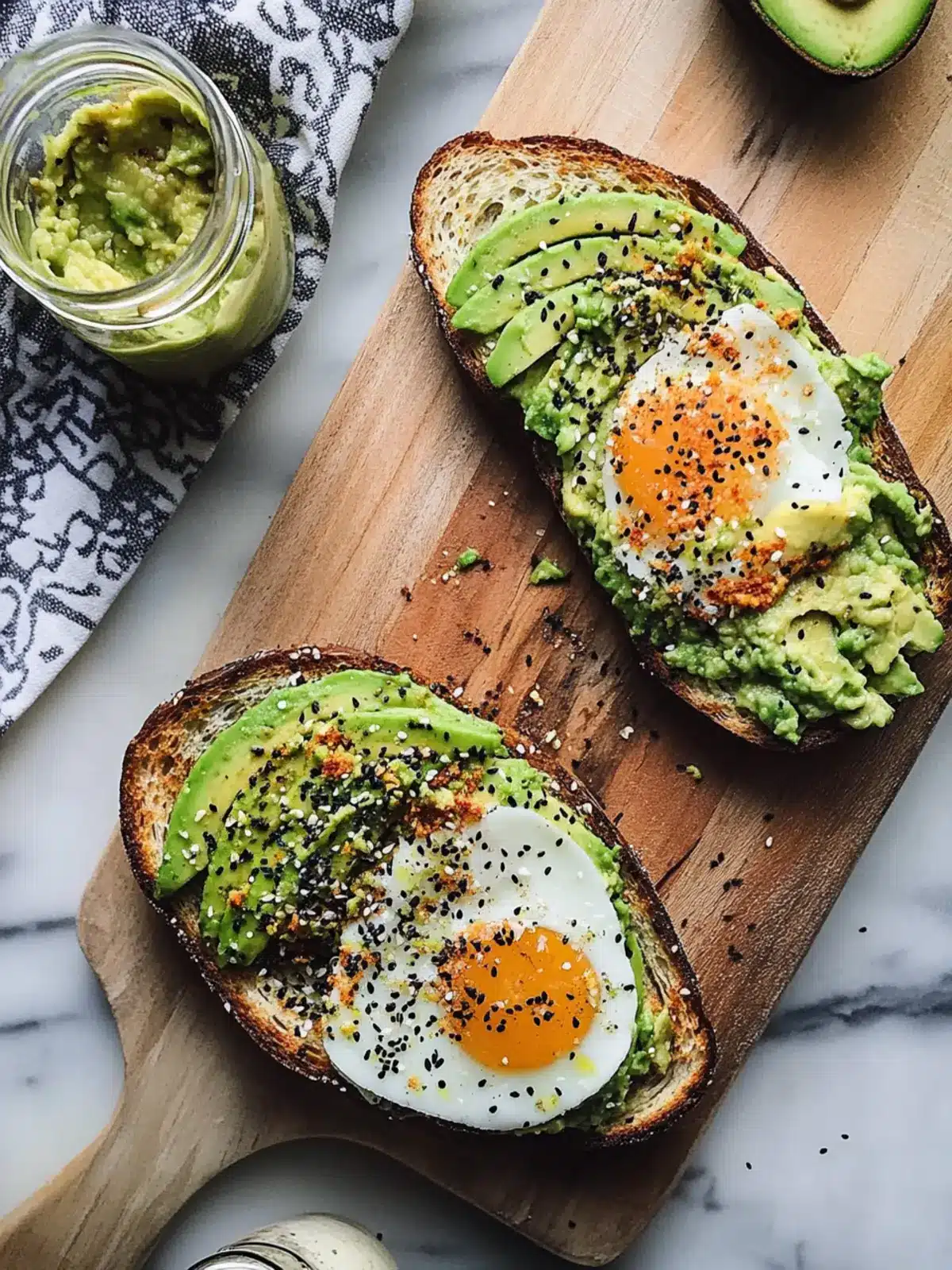 Everything but the Bagel Avocado Toast
