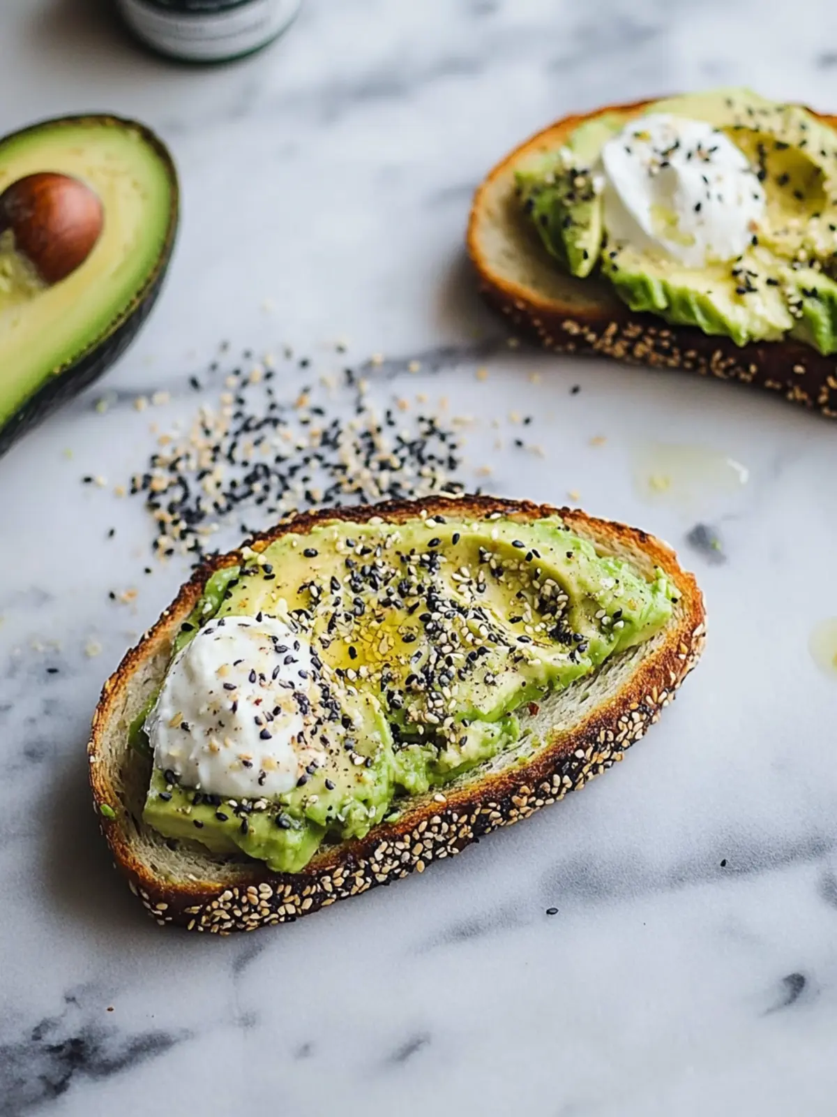 Everything but the Bagel Avocado Toast