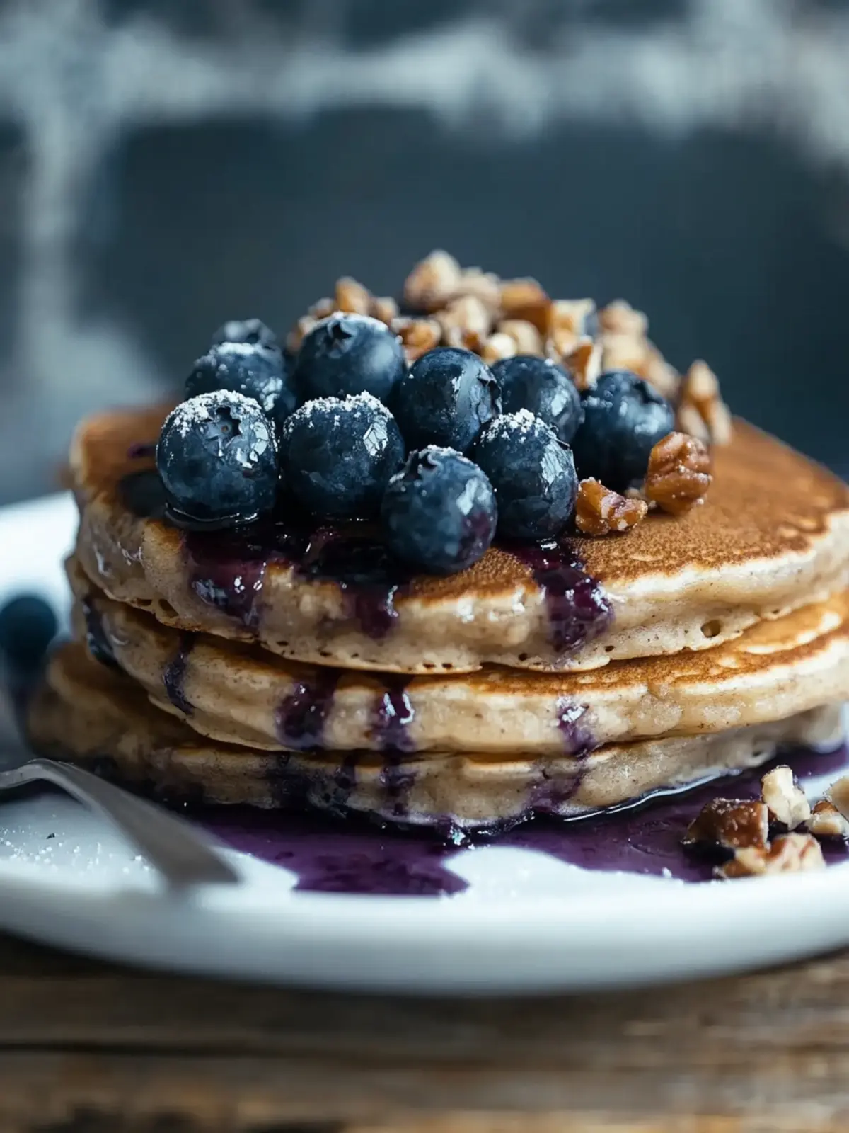 Delicious Blueberry-Walnut Pancakes You’ll Crave Guilt-Free 3 Blueberry-Walnut Pancakes