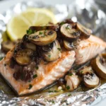 Baked-to-Perfection Salmon Foil Packet with Mushroom & Garlic Recipe