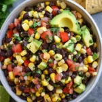 Black Bean Corn & Avocado Salsa