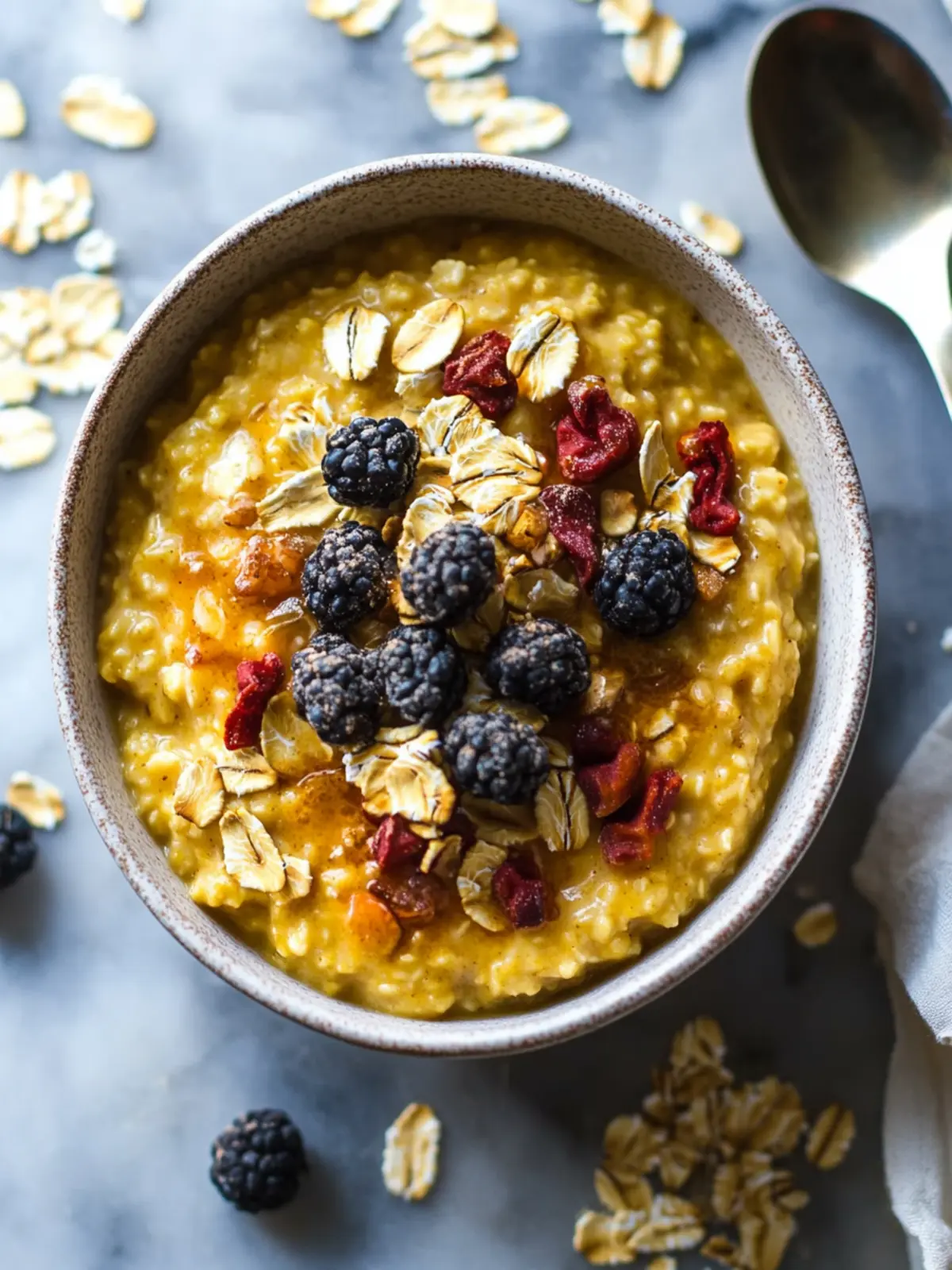 20-Minute Stovetop Golden Milk Oatmeal