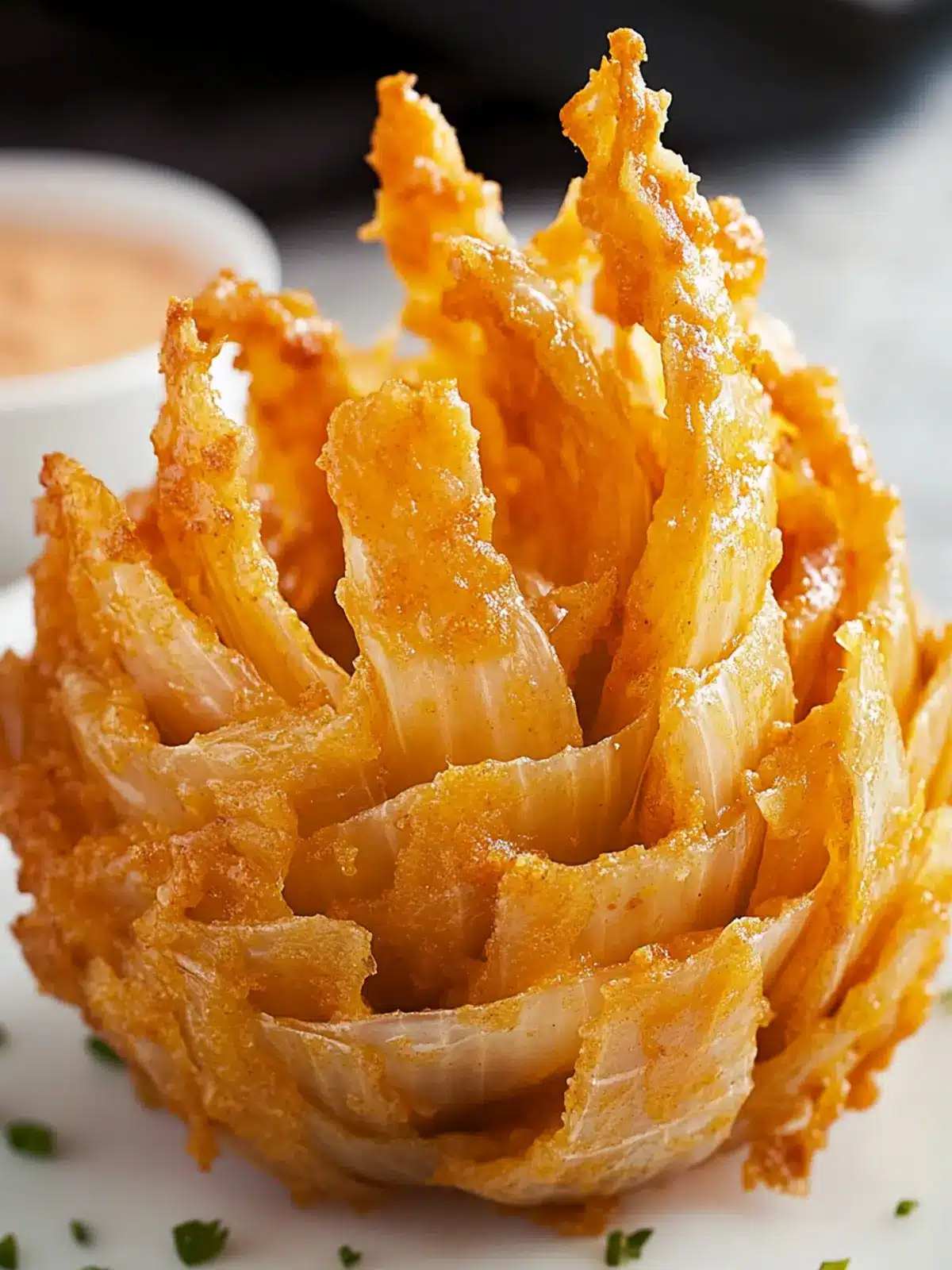 Favorite Blooming Onion with Sauce