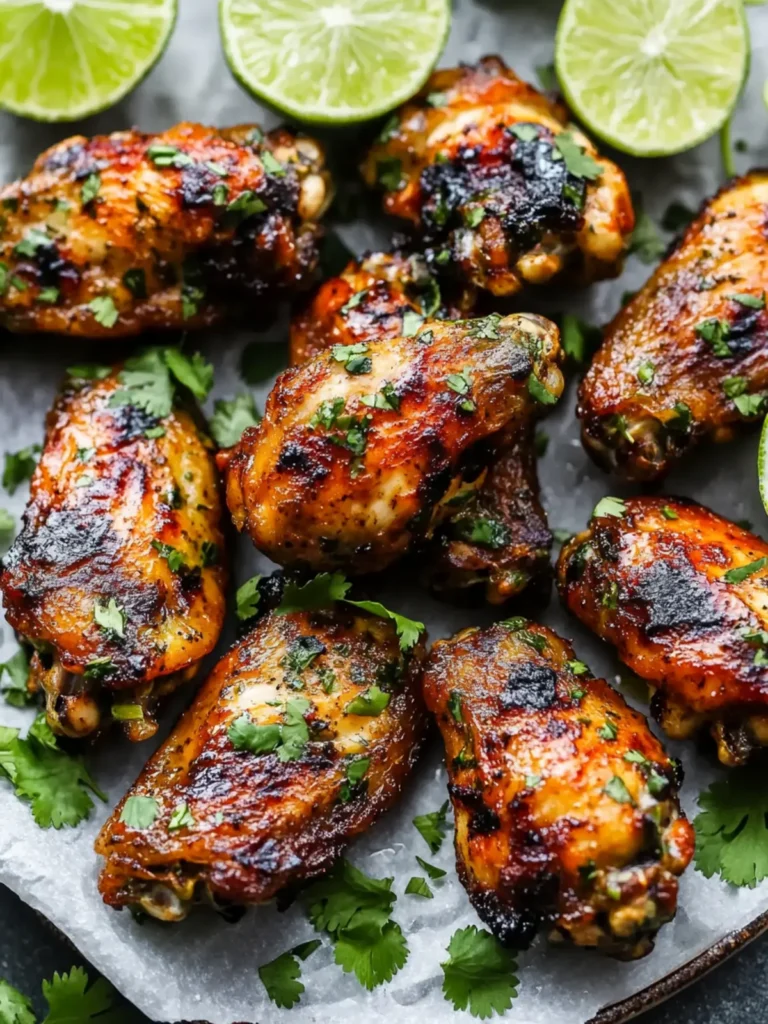 Easy Cilantro Lime Chicken Wings