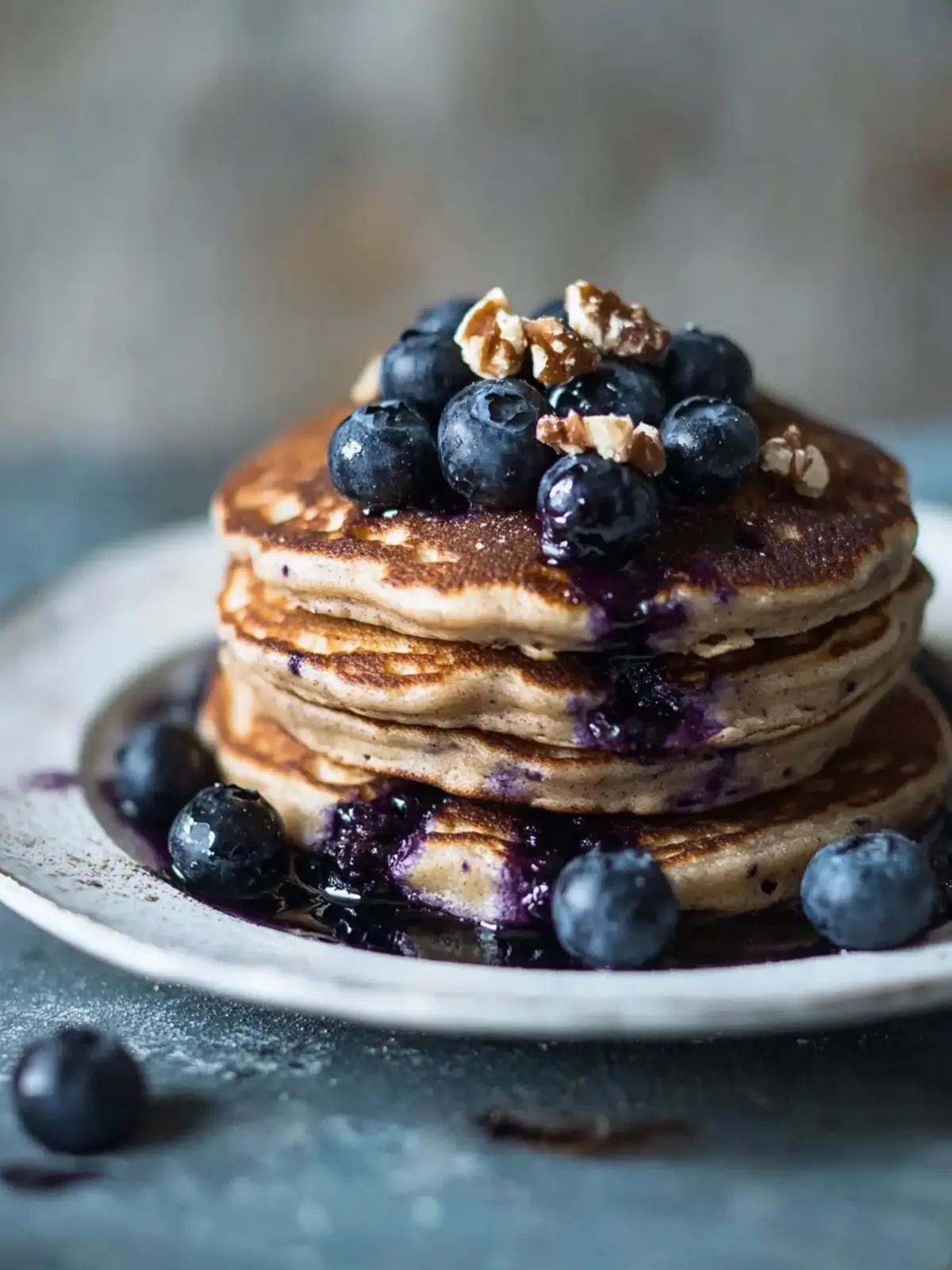 Delicious Blueberry-Walnut Pancakes You’ll Crave Guilt-Free 4 Blueberry-Walnut Pancakes