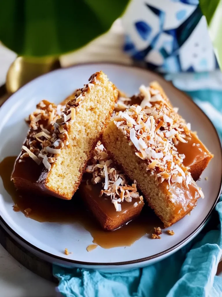 Coconut caramel bread (fa’ausi)