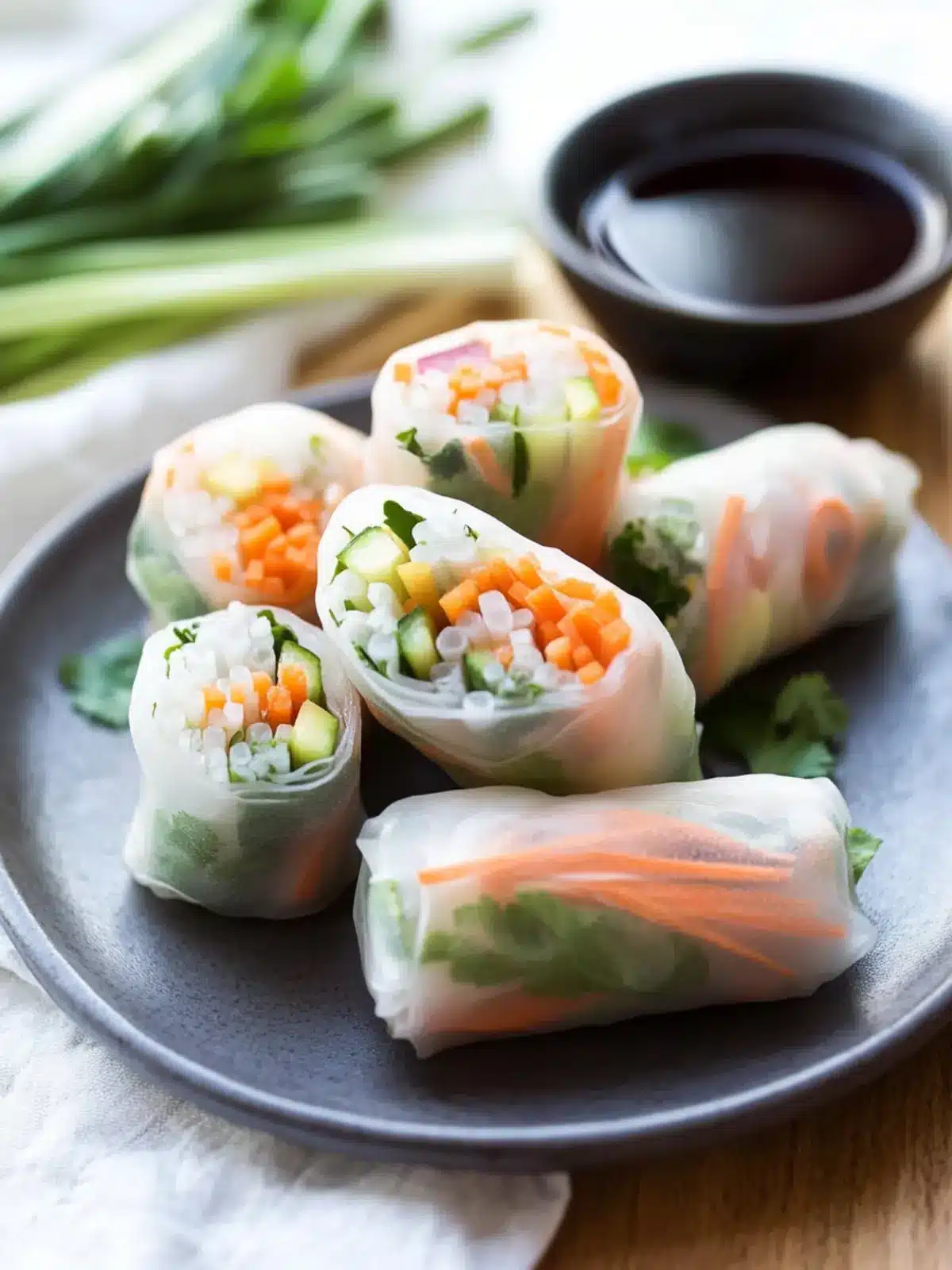 Spring Roll Sushi Recipe (Sushi Spring Rolls)
